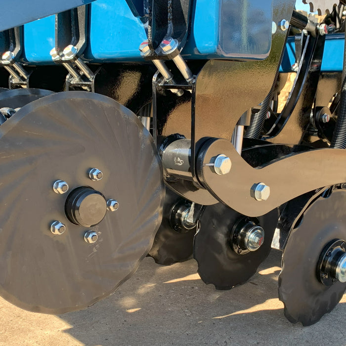 Triple Disc Seeder with Coulter and Double Disc