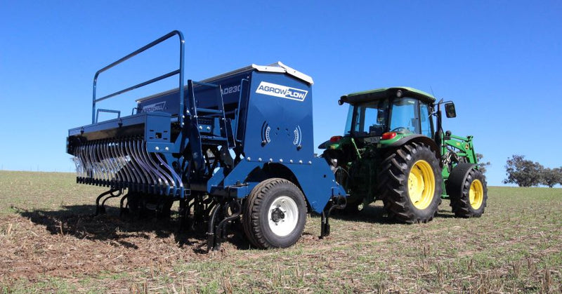 Agrowdrill Seed Drill sowing seed for pastoral use